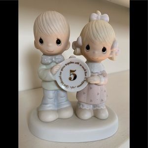 Precious Moments 5th Anniversary Figurine - EUC